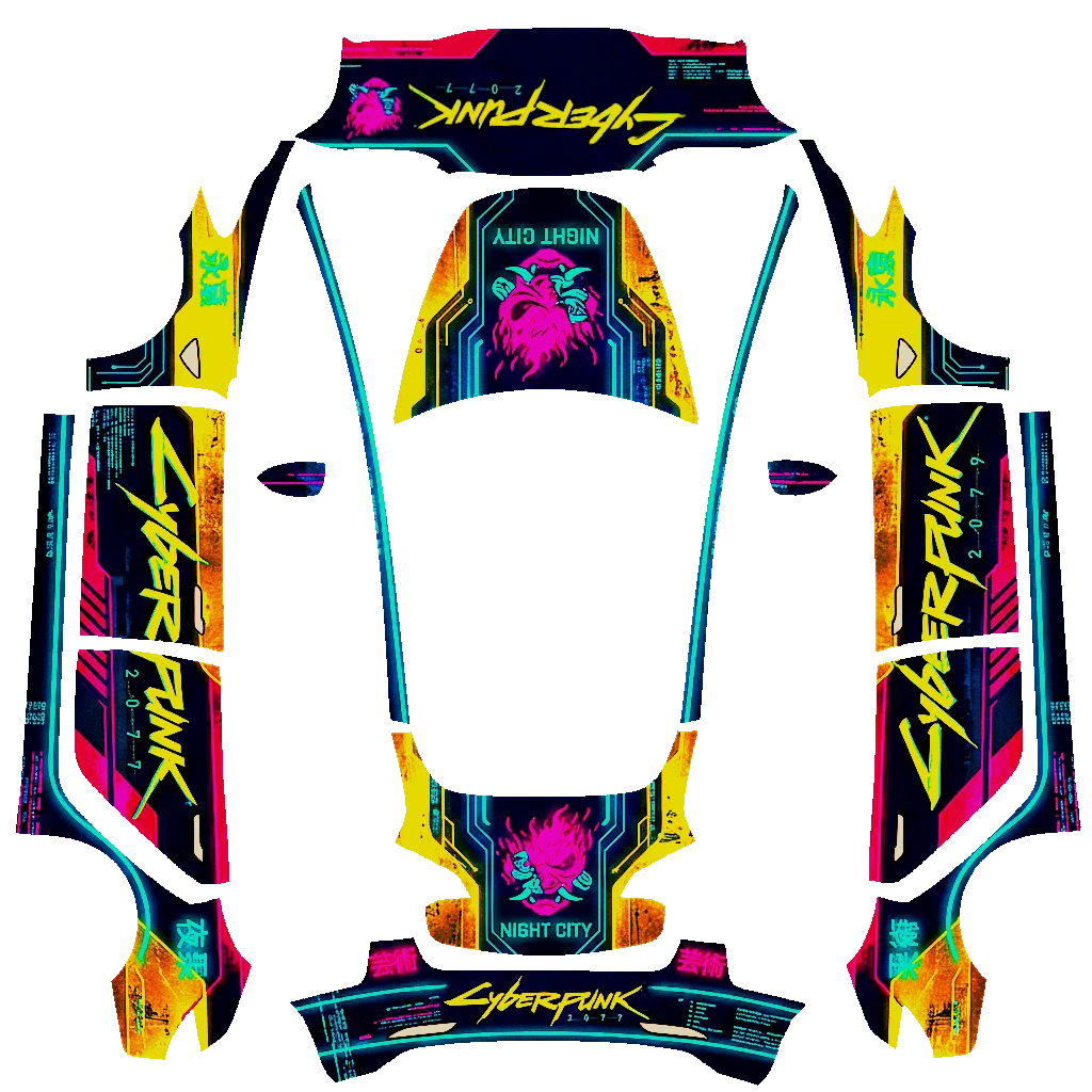 Cyberpunk – wrap template